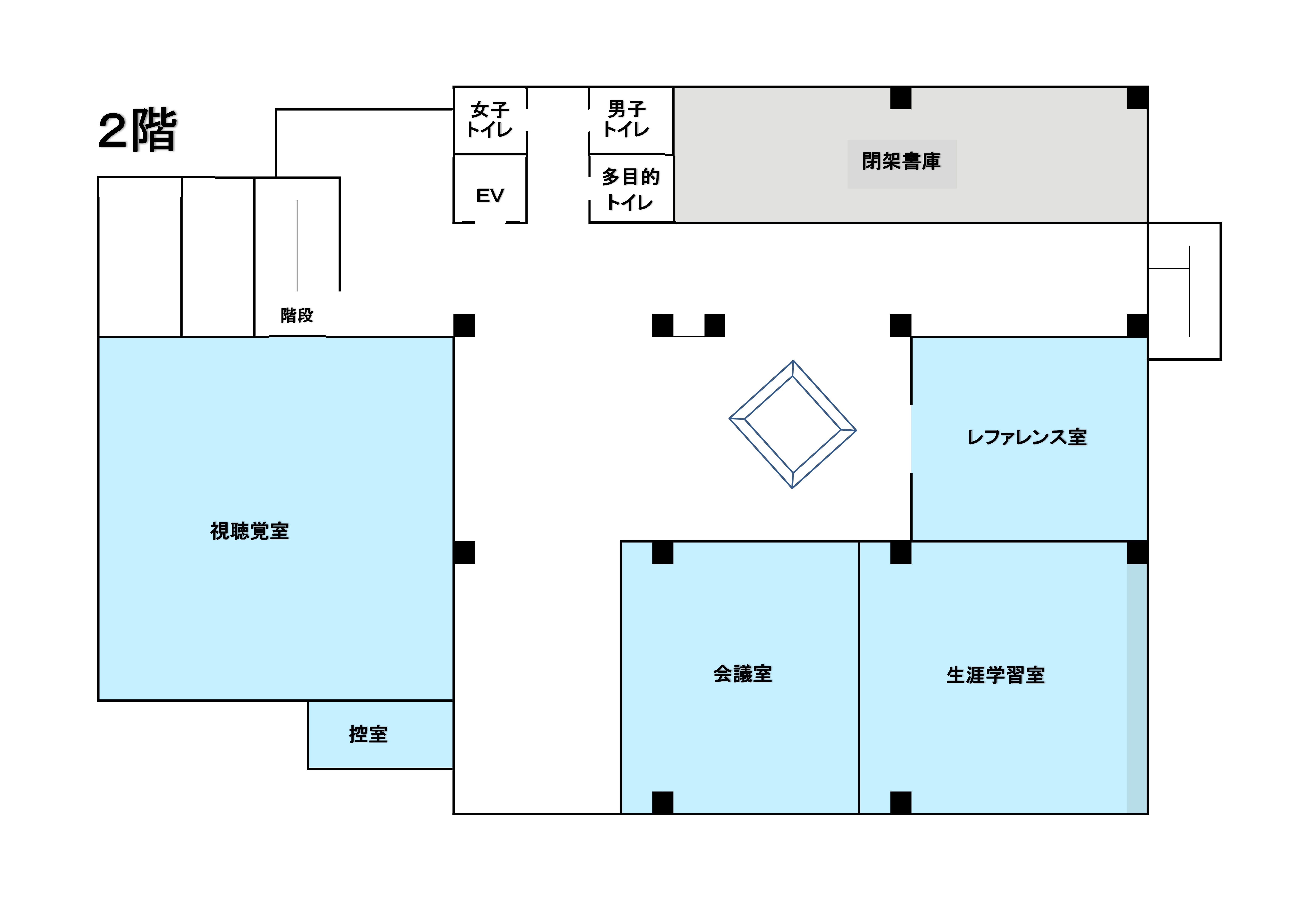 フロア案内図2階