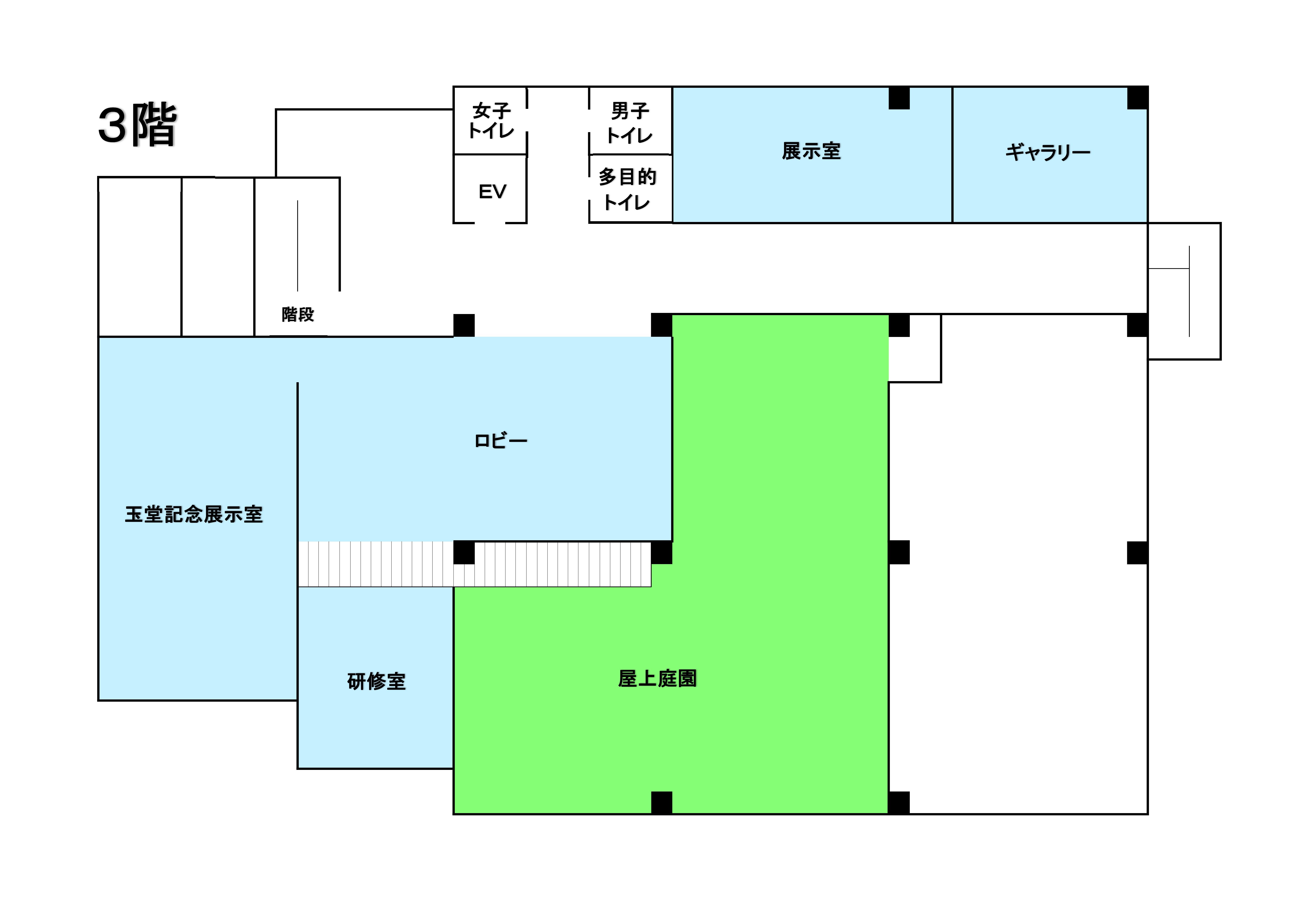 フロア案内図3階